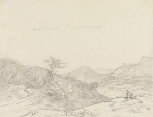 Mellem Llangollen og Oswestry af Sir George Howland Beaumont seventh Baronet