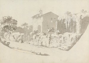 Eremitage nær Albano af Sir George Howland Beaumont seventh Baronet