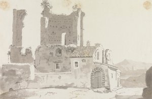 Ruiner uden for Rom af Sir George Howland Beaumont seventh Baronet