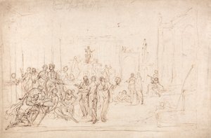Apollon og muserne af Sir James Thornhill
