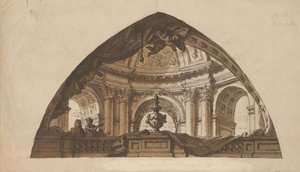 Design til en Lunette af Sir James Thornhill