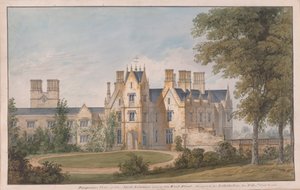 Lilleshall, Shropshire: Udsigt over nordindgangen og vestfronten