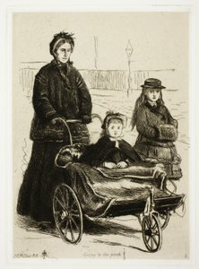 På vej til parken af Sir John Everett Millais