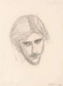 Studie for lederen af Ferdinand i "Ferdinand lokket af Ariel"