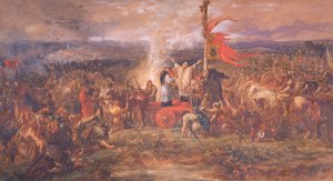 Battle of the Standard, Northallerton, Yorkshire, 22. august 1138, 1880. af Sir John Gilbert