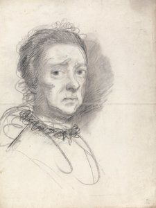 Leder af en ældre dame; studier fra Rafaels disputats af Sir Joshua Reynolds