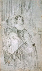 Portræt af Katarina af Braganza 1638-1705, 1670