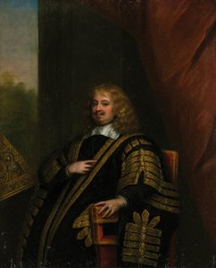 Portræt af Sir Edward Hyde, 1. jarl af Clarendon 1609-1674.