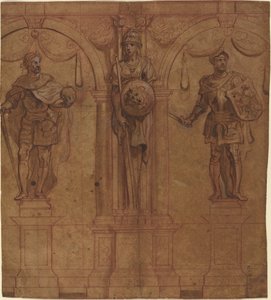 Rudolf I og Albert I med Pallas af Sir Peter Paul Rubens and Theodoor van Thulden