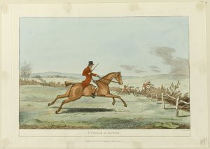 Opladning af et oksehegn, planche tre fra Uundværlige bedrifter af Sir Robert Frankland