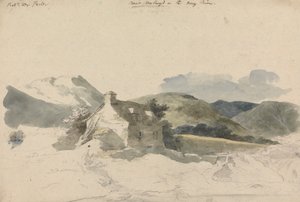 I nærheden af ​​Mallwyd on the Dovey af Sir Robert Kerr Porter