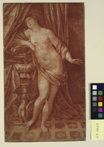 Cleopatras død, efter et maleri af Guido Reni af Sir Robert Strange