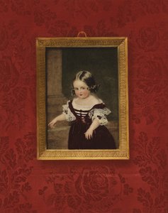 Portræt af dronning Victoria som barn af Sir William Charles Ross