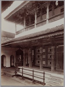 Buddhisttempel i Kandy, Ceylon, ca. 1880