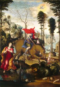 Sankt Georg og dragen, sandsynligvis 1518.