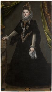 Tysk: Infantin Isabella Clara Eugenia (1566-1633) Portræt af Infanta Isabella Clara Eugenia af Sofonisba Anguissola