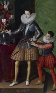 Giuliano Cesarini (den yngre) (1466-1510), alder 14 år - Peinture de Sofonisba Anguissola (ca. 1532-1625) - ca. 1586 - Olie på lærred - 186x115 - Privat samling af Sofonisba Anguissola