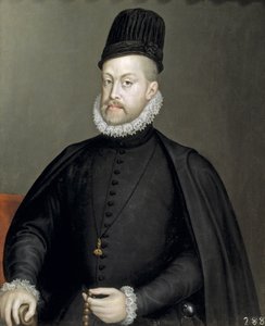 Portræt af Filip II 1527-1598, konge af Spanien og Portugal, 1565