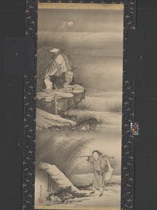 l u shang (Tai gong net) fiskeri (blæk på papir)