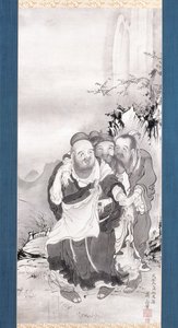 The Three Laughers Of Tiger Ravine (blæk på papir)