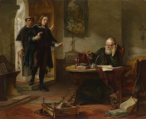John Milton besøger Galileo Galilei. 1847
