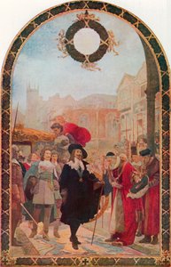 Charles I kræver de fem medlemmer i Guildhall