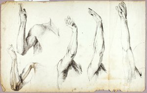 Studier af arme, #2 af Solon H. Borglum