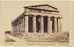 Concordes tempel. Girgenti.