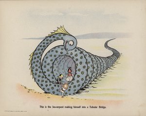 Illustration til Further Doings of the Three Bold Babes (farvelitografi) af Sophia Rosamond Praeger