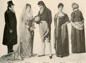 Beklædning fra 1800-1808, 1903, 1937.