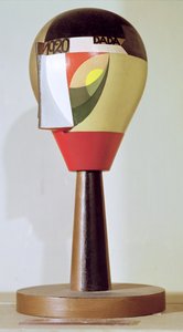 Dada Head, 1920 (malet træ)