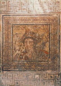 Personificering af byen Alexandria (mosaik) af Sophilos