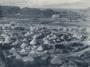 A Native Village (s/h-billede) af South African Photographer