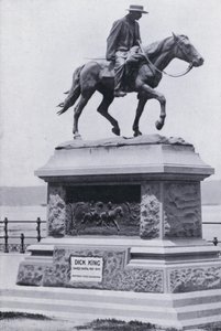 Dick King Memorial, Durban (s/h-billede) af South African Photographer