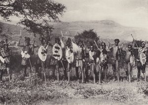 Kafir Warriors (s/h foto) af South African Photographer