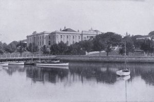 Law Courts, Esplanade, Durban (s/h-billede) af South African Photographer