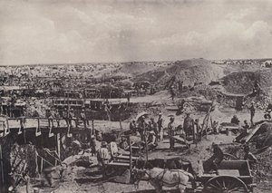 Scener i gamle dage, tør sortering i 1872 (s/h foto) af South African Photographer