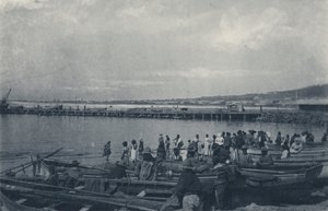 Fiskemarkedet, Cape Town (s/h-billede) af South African Photographer