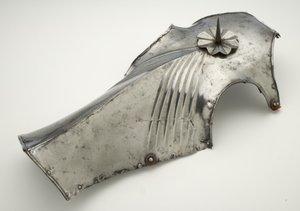 Gotisk Shaffron, hestehovedrustning