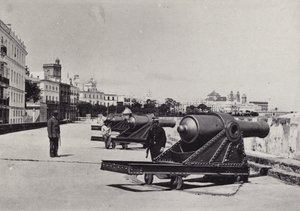 Cadiz: Battery of San Carlos (s/h foto) af Spanish Photographer