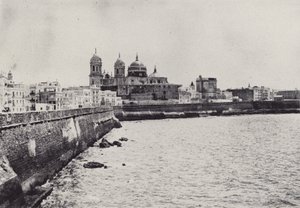 Cadiz: South Walls (s/h foto) af Spanish Photographer