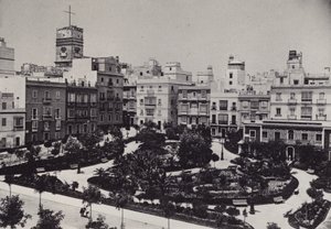 Cadiz: Plaza de Guerra Jimenez (s/h foto) af Spanish Photographer
