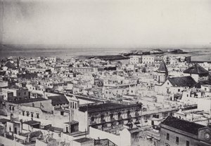 Cadiz: Udsigt fra Tavira-tårnet (s/h-billede) af Spanish Photographer