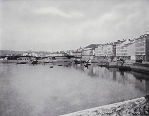 Coruna, generel udsigt (s/h-foto) af Spanish Photographer