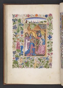 Tilføj MS 50004 f.37v Adoration of the Magi, fra en 