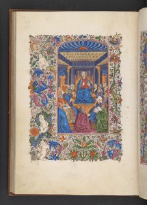 Tilføj MS 50004 f.53v Kristus blandt lægerne, fra en 