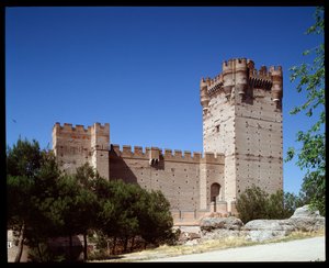 Slottet i La Mota af Spanish School