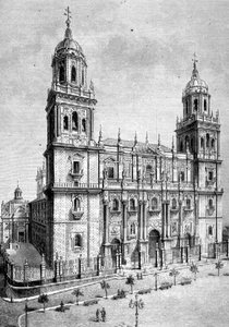 Katedralen i Jaen, Spanien af Spanish School