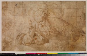 Gud Fader velsigne, 1675-99 af Spanish School