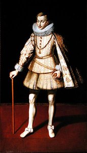 Infant Carlos, bror til Philip IV (olie på lærred) af Spanish School